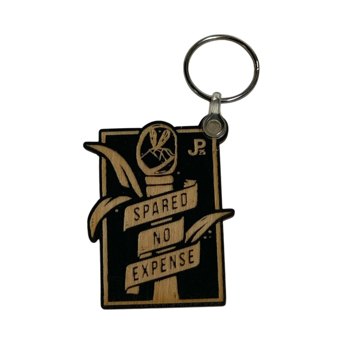 Spared No Expense | Jurassic Park Wooden Keyring