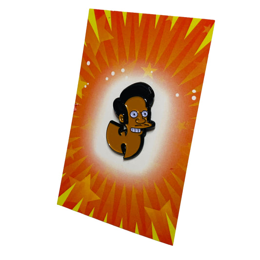 Aputang Enamel Pin | Simpsons × Wu-Tang Crossover