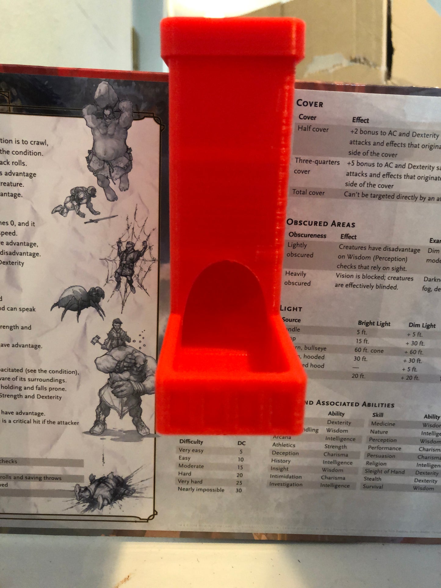 DM Mini D20 Dice Tower - Clips to DM Screen