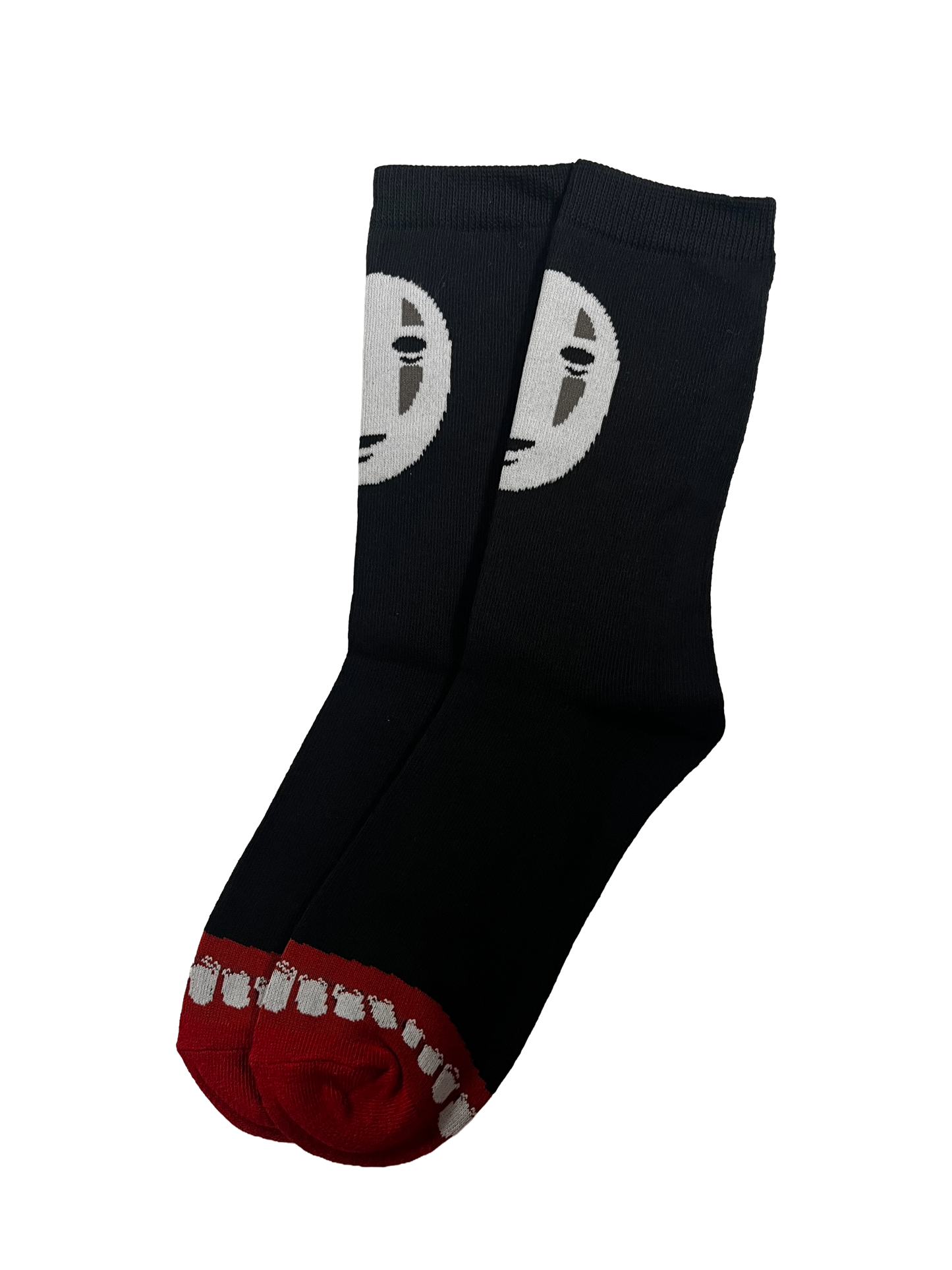 No-Face Spirited Away Socks - Adult Unisex