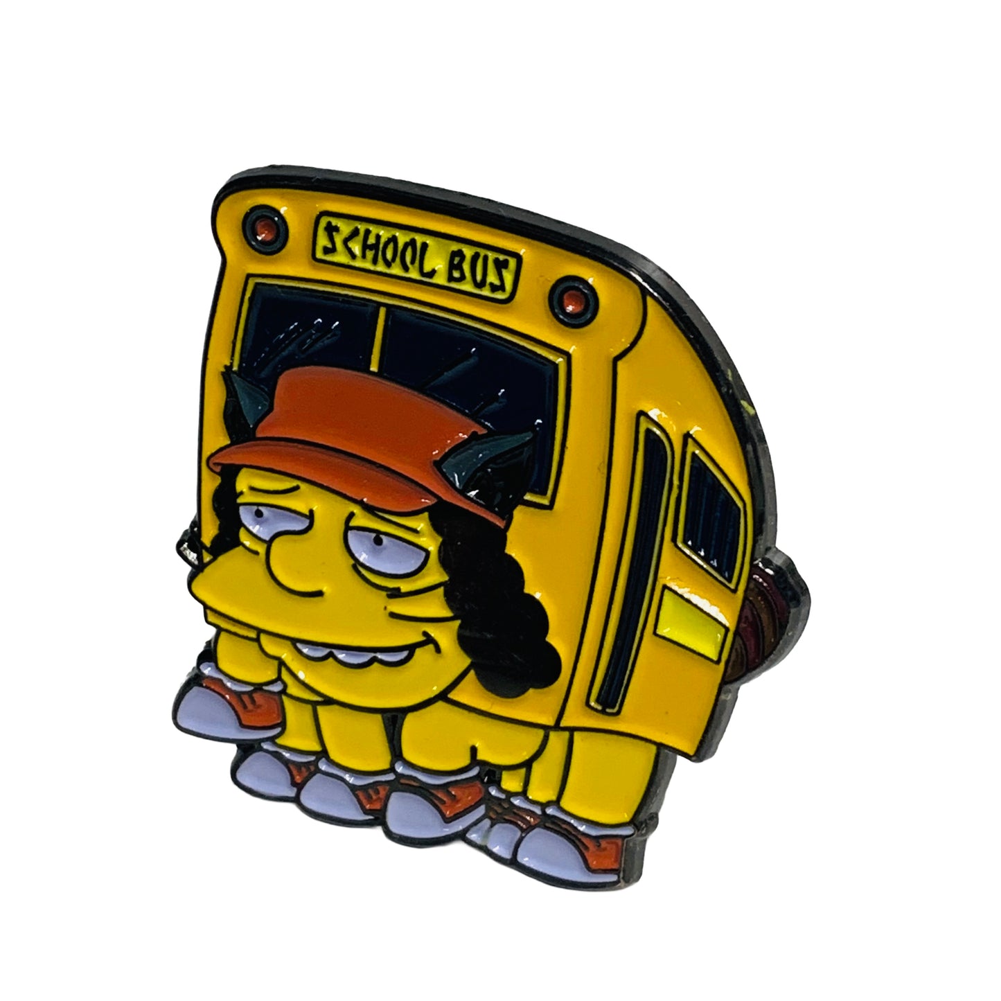 Otto × Catbus Soft Enamel Pin | Crossover Ghibli x Simpsons