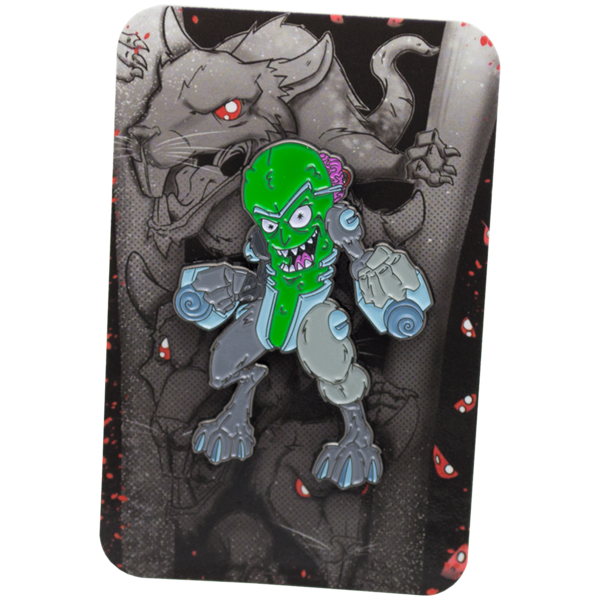 "I'm Pickle Rick!" Rick and Morty Enamel Pin image 1
