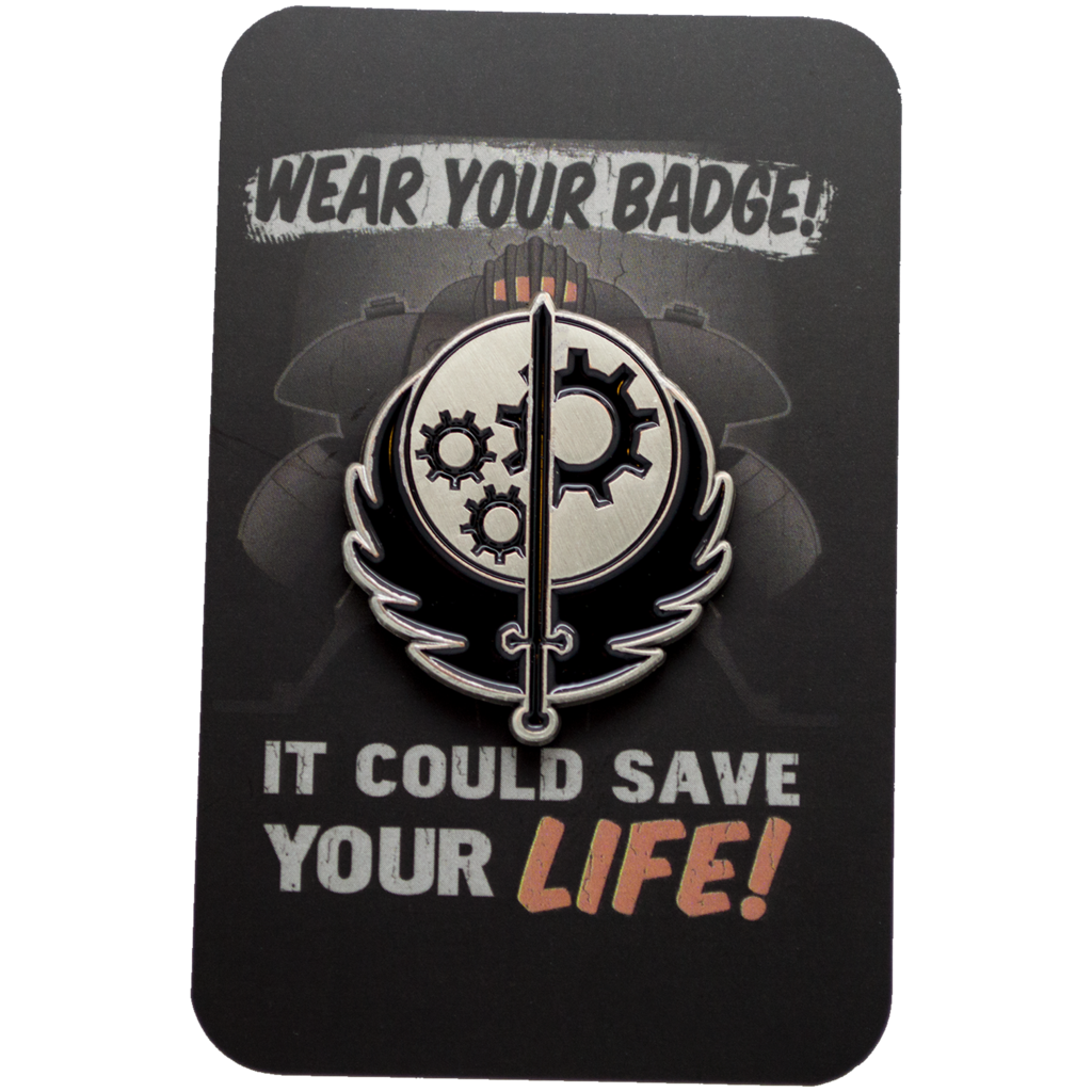 Welcome Soldier - Brotherhood of Steel Pinbadge image 1