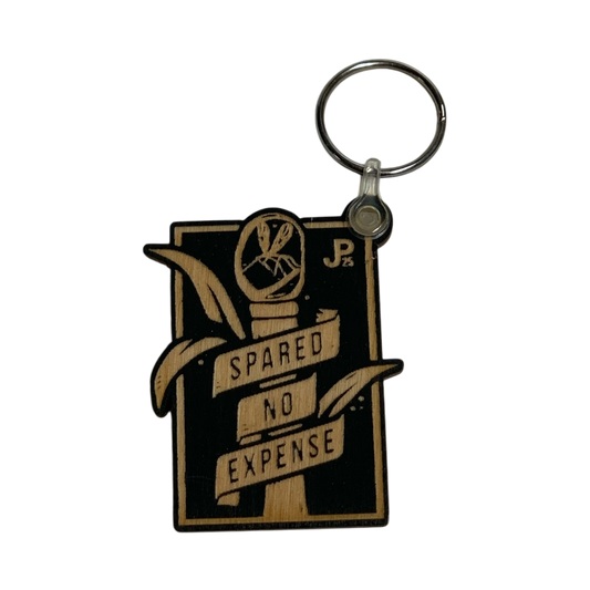 Spared No Expense | Jurassic Park Wooden Keyring