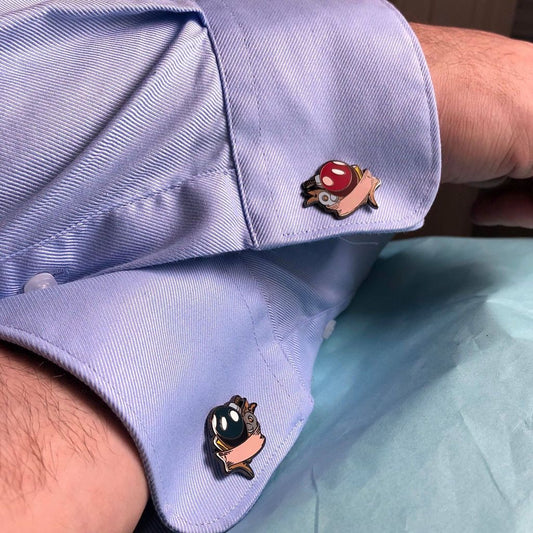 Mario Bomb Guy - Bob Omb Inspired Cufflinks image 0