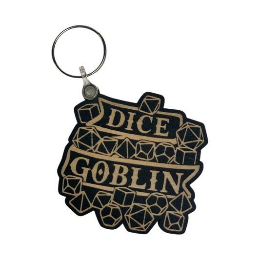 Dice Goblin | Wooden Keyring