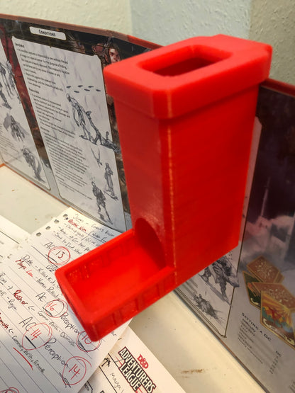 DM Mini D20 Dice Tower - Clips to  DM Screen