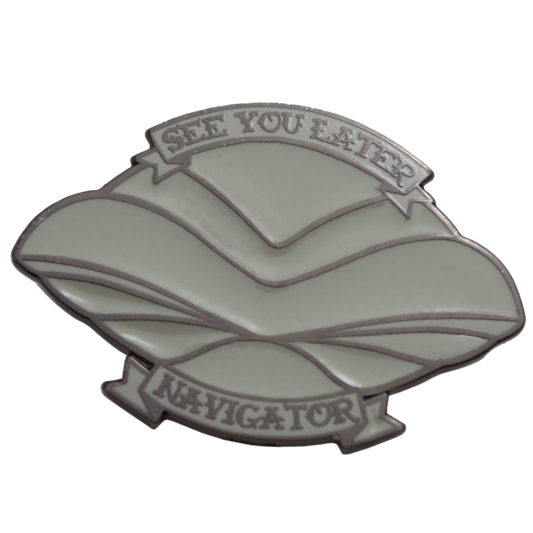 "See You Later Navigator" Flight of the Navigator Soft Enamel Pin image 0