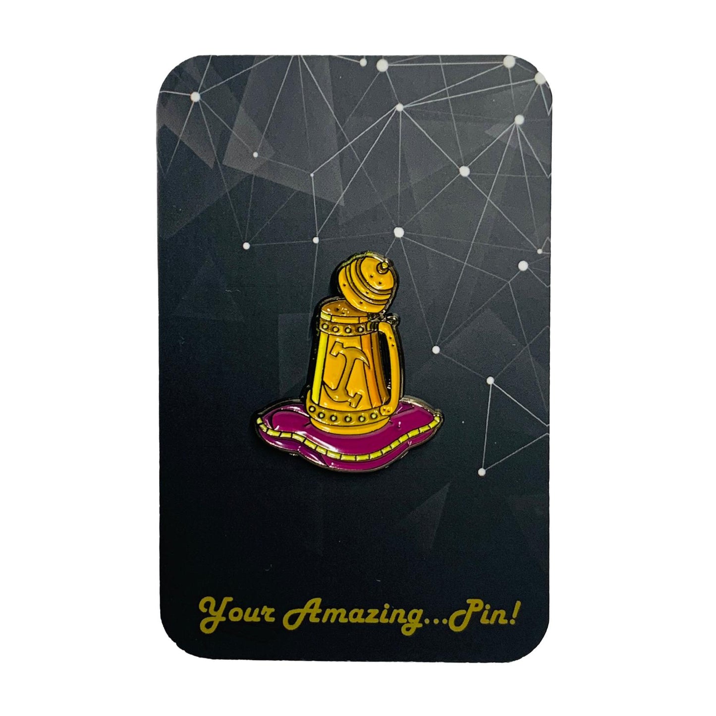 Stonecutters Tankard Soft Enamel Pin Badge