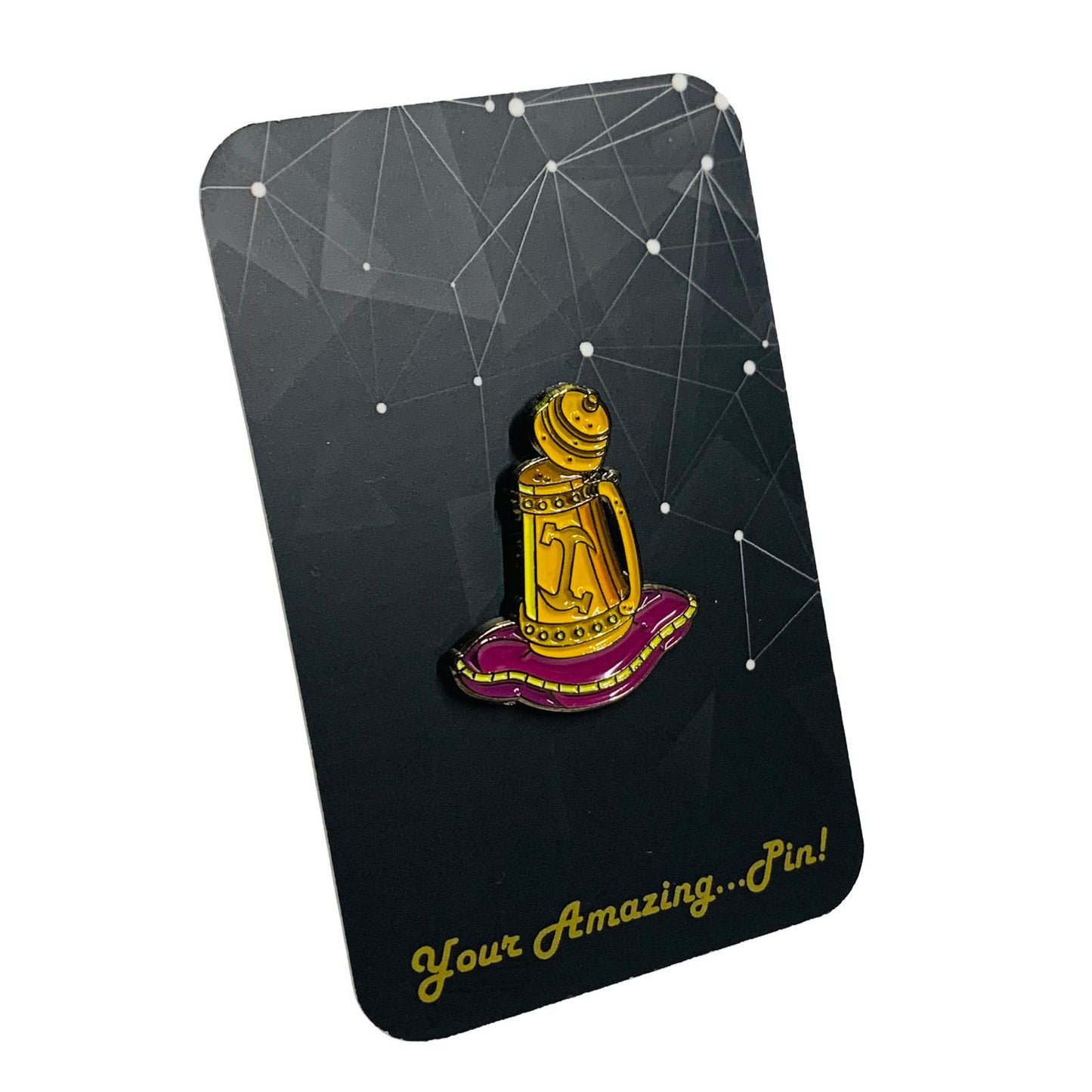 Stonecutters Tankard Soft Enamel Pin Badge